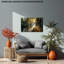 Grand lever de soleil sur toile Riverside-831690448