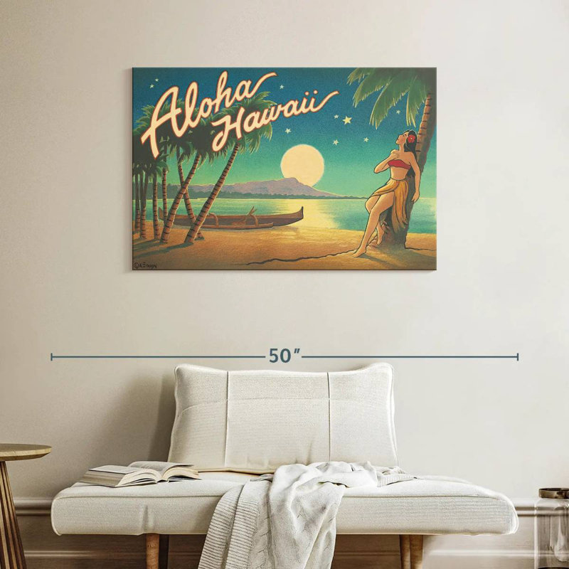 Gillard Aloha Hawaii III, H 26 po x l 39 po