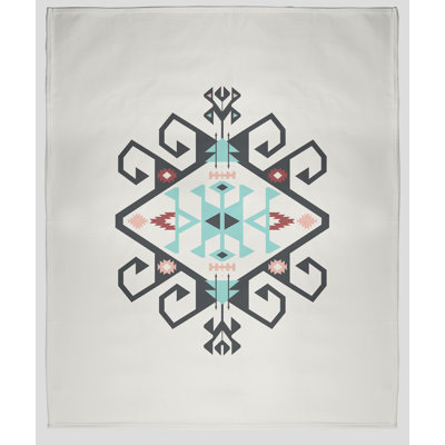 Happy Hippy Fleece Throw Blanket