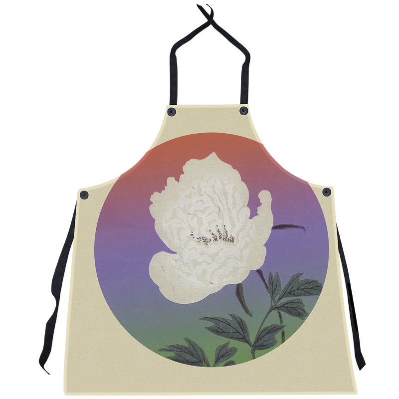 Bib Apron, Red/Purple/Green