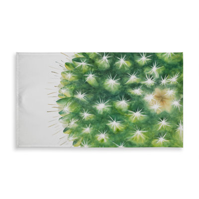 Watercolor Mini Cactus Tablecloth - Indoor/Outdoor Home Decor