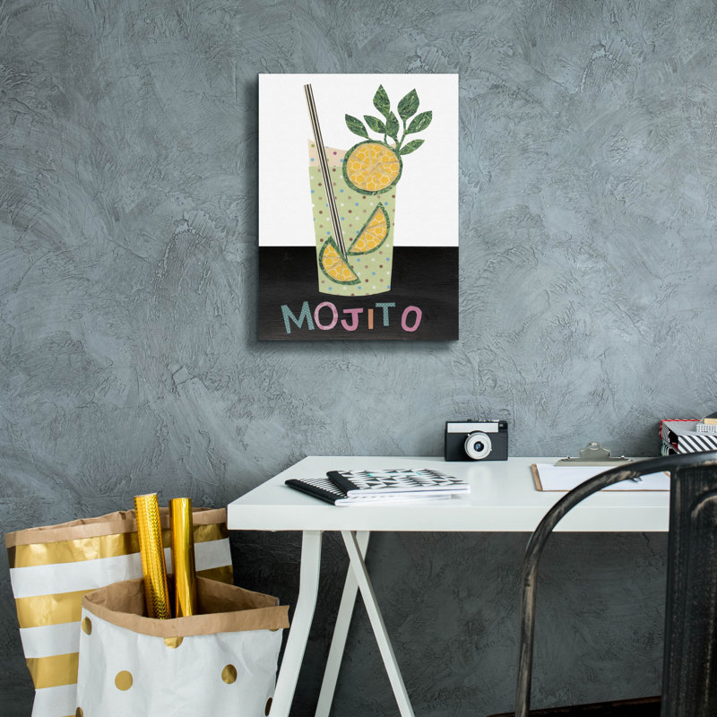 «Mix Me A Drink I» par Regina Moore, H 16 po x l 12 po x P 0,75 po