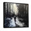 «Biking In The Winter Woods» - Décoration murale vélo-2090817224-2090817229