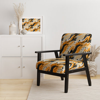 Multicolore Artistic Expression II - Fauteuil rembourré moderne et contemporain
