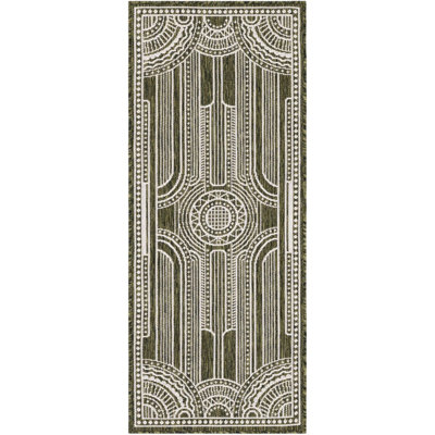 Tapis de couloir vert Aucun