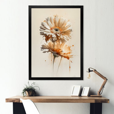 " Orange Gerbera Flower III "