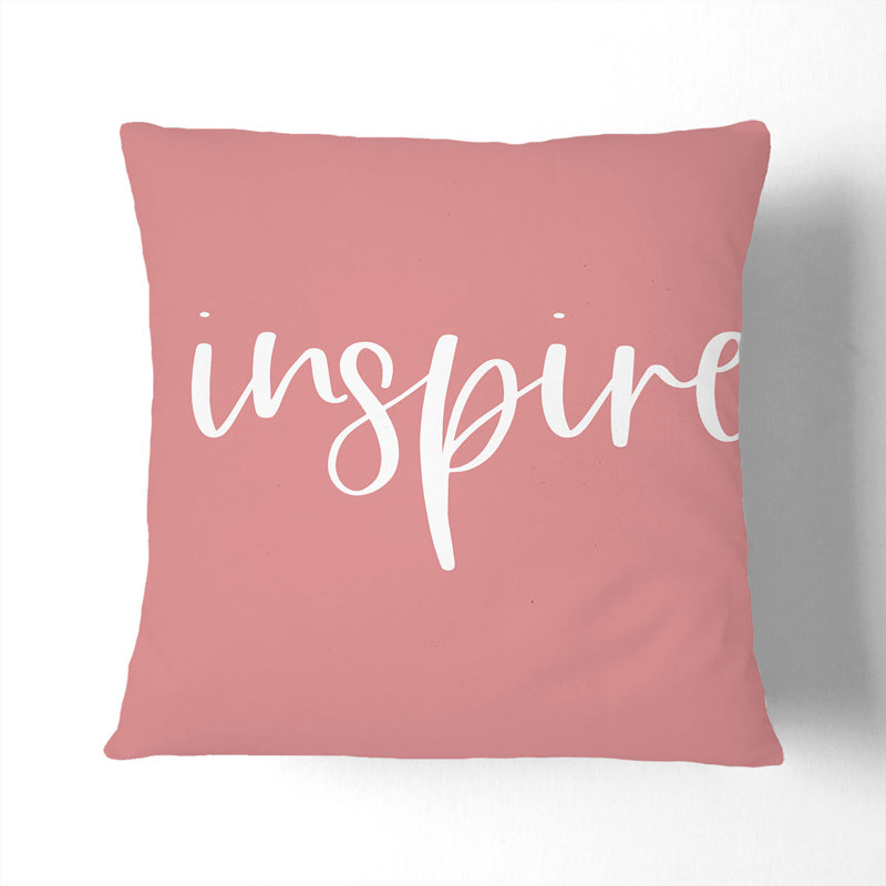 Inspire Scatter Cushion, White, 55cm H x 55cm W x 20cm D