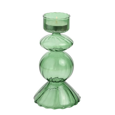 Glass Tabletop Tealight Holder