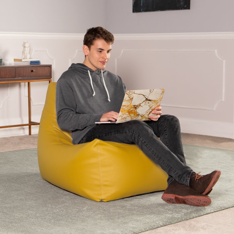 Fauteuil à billes Trule Juniper, Jaune