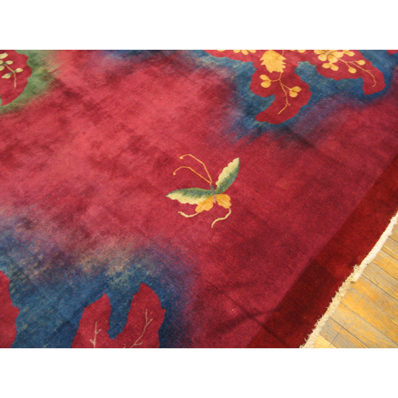 Bold Color Antique Exciting Art Deco Design Chinese Room Size Rug