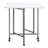 58.75'' x 36.5'' Foldable Craft Table with Wheels