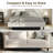 Reclining Floor Game Sofa Chair with 14 Adjustable Positions-884417349