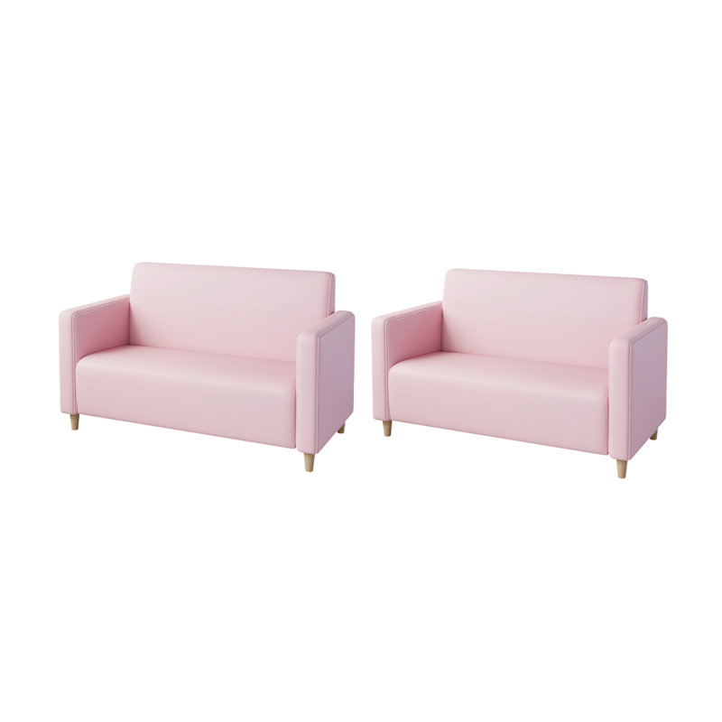 Runar 47.2'' Faux Leather Settee