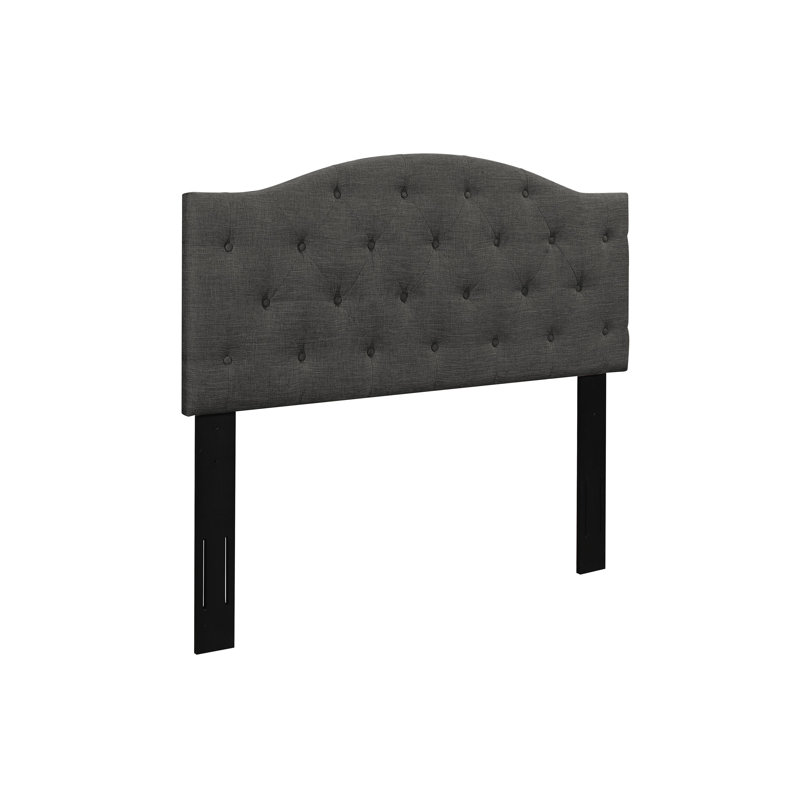 Upholstered Headboard, Dark Gray, Twin