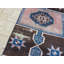 Tapis de couloir en Tapis décoratif laine brun noué à la main brun de conception unique 2 pi 10 po x 9 pi 8 po Corentin