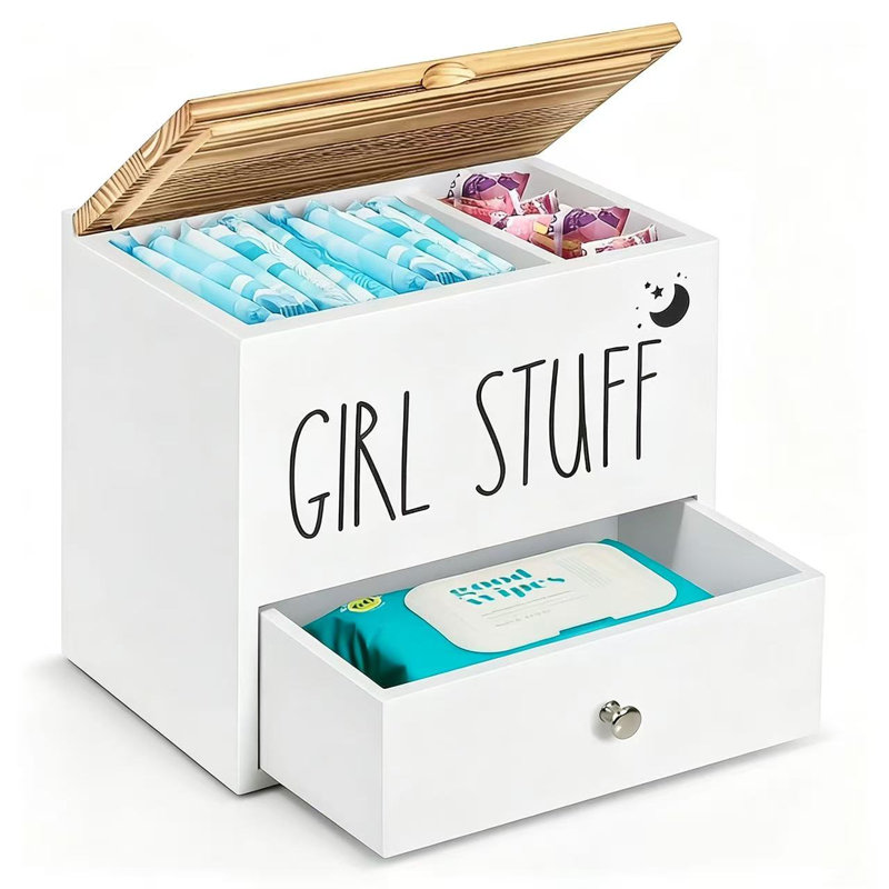 Feminine Care Storage Organizer Box