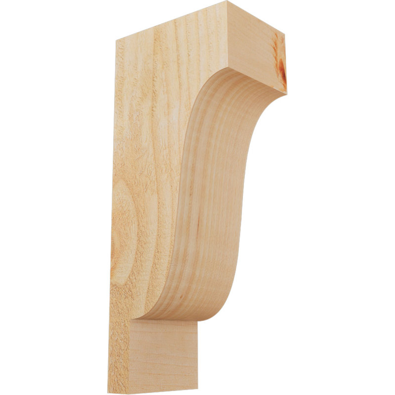 Newport Corbel, H 14 po x l 4 po x P 6 po, Sapin de Douglas, Sciage brut