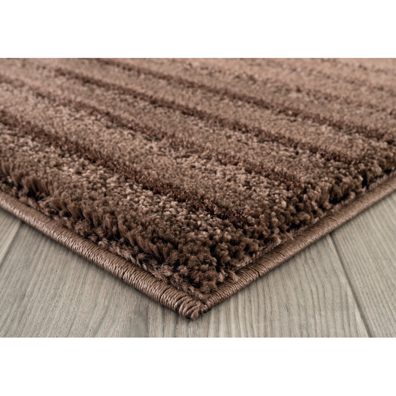Tapis brun Hilley, Rectangle 5 pi 3 po x 7 pi 2 po