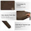 Chaise de salle à manger rembourrée en bois massif-665095672