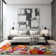Florentia Floral Tufted Orange/Pink/Ivory Non-Slip Rubberback Area Rug