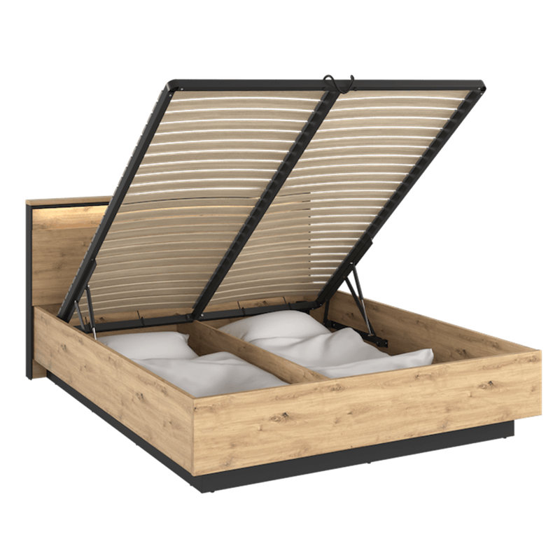 Priscila Ottoman Storage Bed, King Size (5')