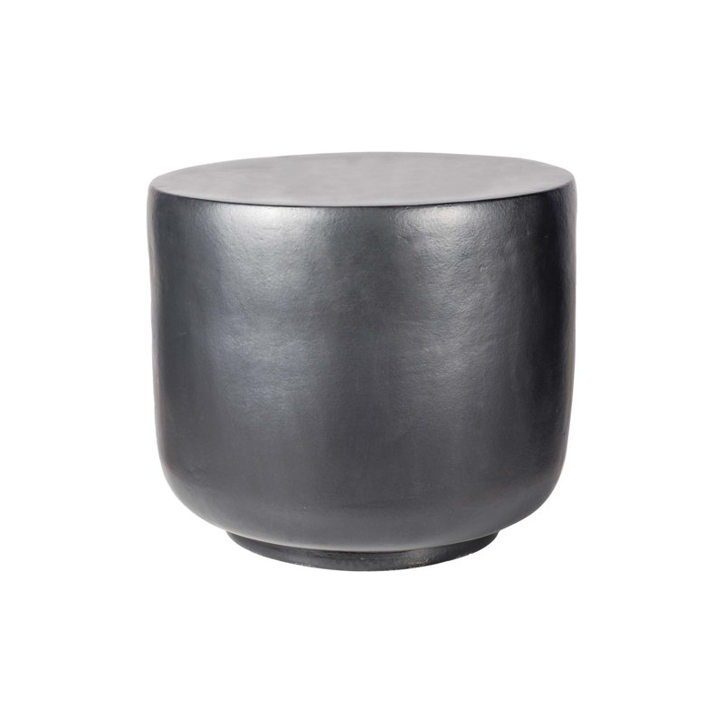 Table d'appoint en céramique Provence Signature, Étain