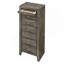 Commode pour femme 7 tiroirs Marilla G1505-LC, gris