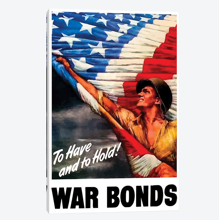 Publicité rétro sur toile, H 18 po x l 12 po x P 1,5 po, Toile tendue, Pas de tapis
