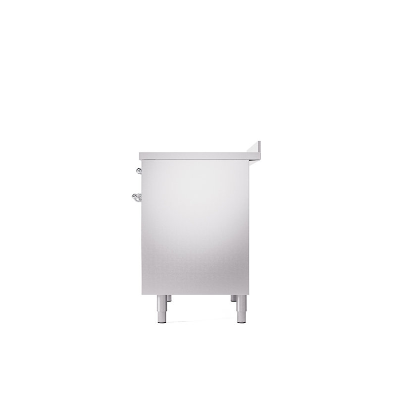 ILVE Nostalgie II 40 in Induction Range, Stainless Steel/Chrome