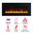 43'' W Electric Fireplace with 5000 BTU-34417372