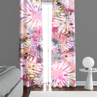Semi Sheer Curtain Panel Pair