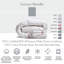 Ensemble de housse de couette en duvet 4 pièces: Ensemble d'édredon en duvet blanc, ensemble de housse de couette en satin -29893538-68274259