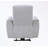 Chenille Power Motion Recliner with USB port