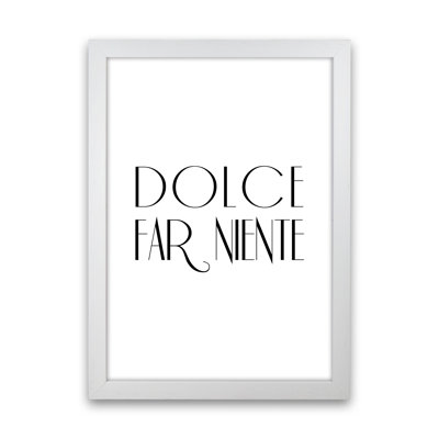 Dolce Far Niente 2 - Print on Canvas