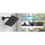 Robinet de douche avec support de rangement Ensemble de décoration de pomme de douche à pluie 8inch avec pomme de douche à jet simple Ensemble complet noir mat-124944702