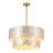 24" 5-Light Scalloped Capiz Shell Drum Chandelier-1842962787