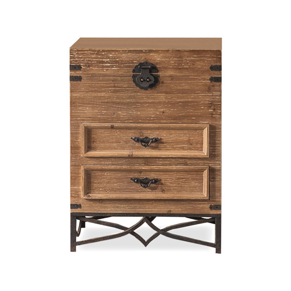 Loon Peak® Javaeh Solid Wood Nightstand | Wayfair
