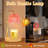 Lotus Candle Holder With Glass Shade, Timeer Dimmer & Adjustable Height, Candle Warmer Lamp For Bedroom-746549289