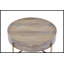 Table basse brun clair et champagne