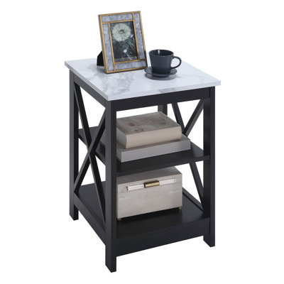 Table de bout avec rangement Darek