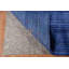 Tapis tribal rayé bleu Gabbeh 9