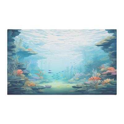 Ocean Depths Adventure Braided Rug