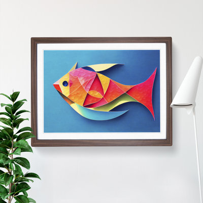 XH1022-6609X Painted Fish Vol.6 - Single Picture Frame Print