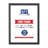 M&T Displays 36x48 Fancy Snap Poster Frame - Black Aluminum Front Loading Wall Mounted Picture & Sign Holder With Anti-Glare Cover | Quick Change Display For Menus, Photos, Office, Retail, Business