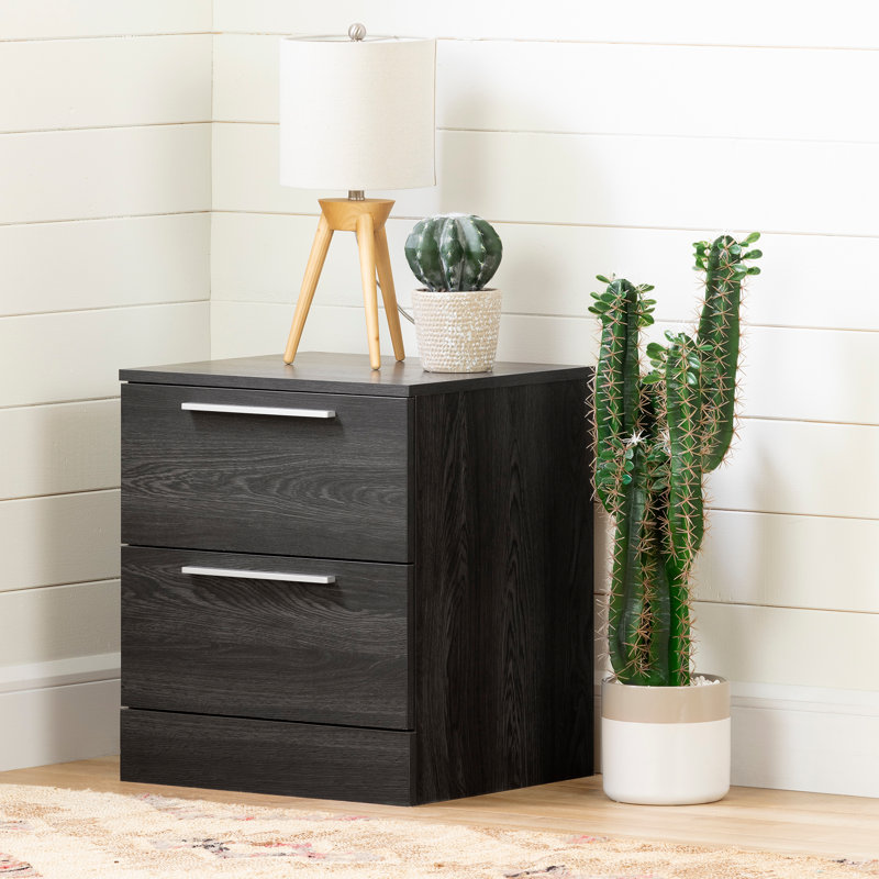 Step One Essential 2 - Drawer Nightstand, Gray