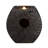 Black Ceramic Orbital Bubble Fountain, Decorative Water Fountain with LED Lights and Quiet Pump, Indoor Outdoor Water Feature for Patio, Garden, Deck, Balcony, Office and Home Décor, Relaxing Cascading Water Design-129619016