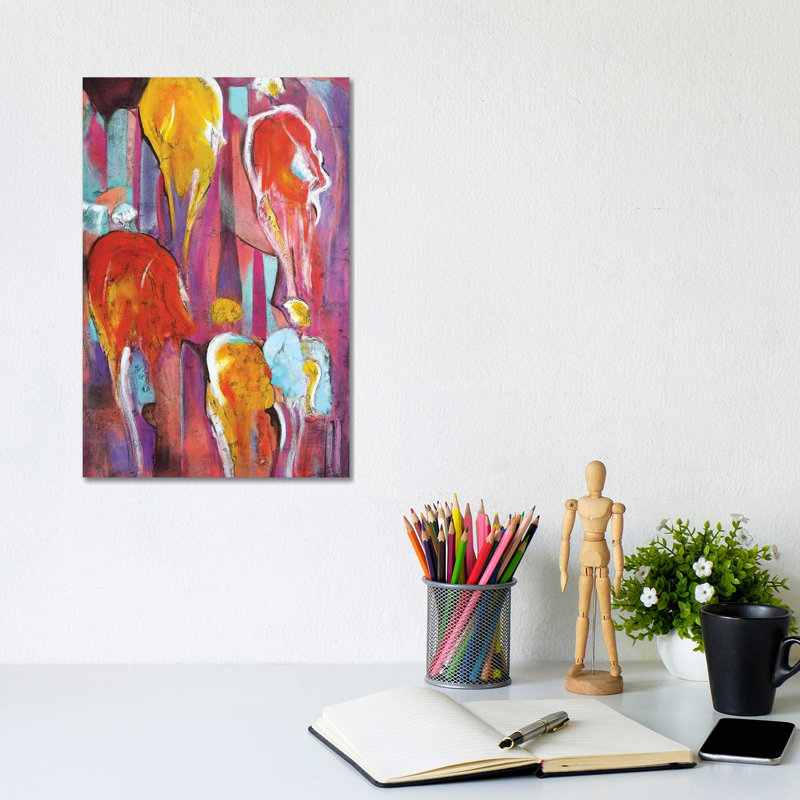 Homenaje A Mi Familia I by Gabriela Villarreal - Wrapped Canvas Painting, 20.32 cm H x 30.48 cm W