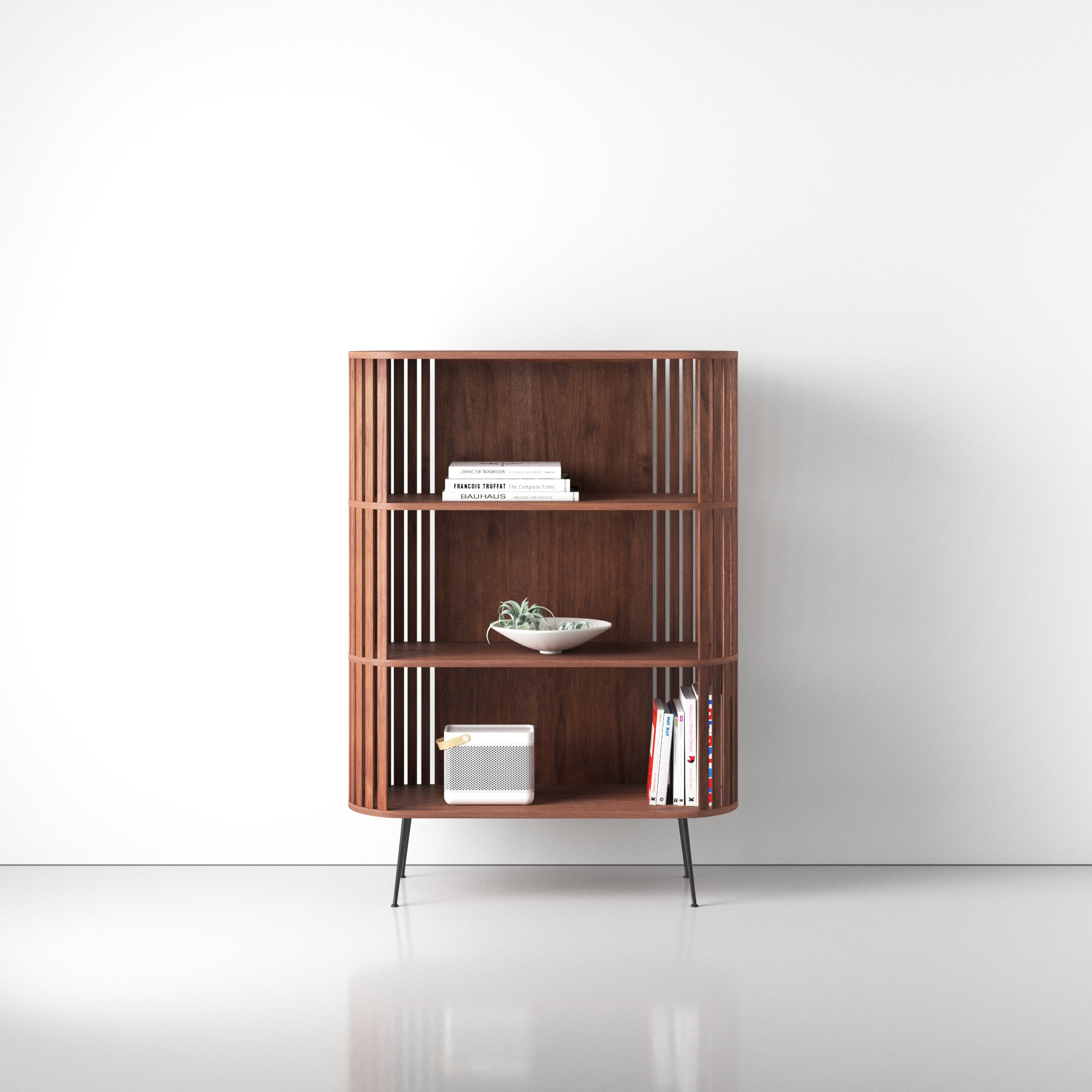 Michale Standard Bookcase, Light Brown