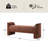 Arlesia Modern 57"W Chenille Fabric Easy Assembly Upholstered Bench-1285073272