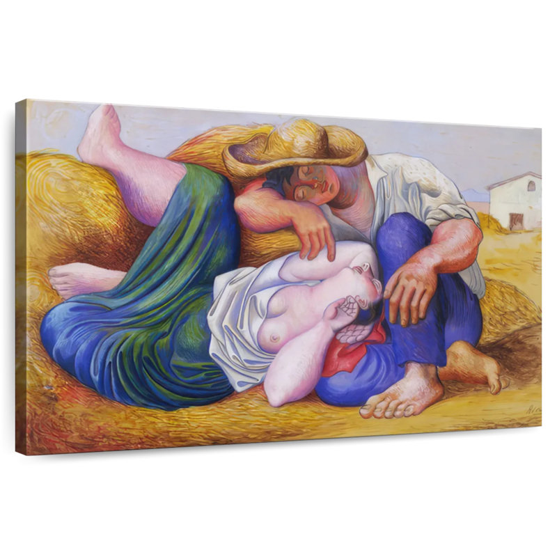 Sleeping Peasants, 26" H x 39" W
